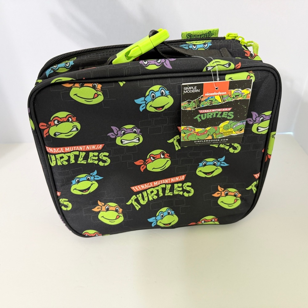 Simple Modern TMNT Teenage Mutant Ninja Turtles Insulated Lunch Box Bag NWT - Picture 3 of 7